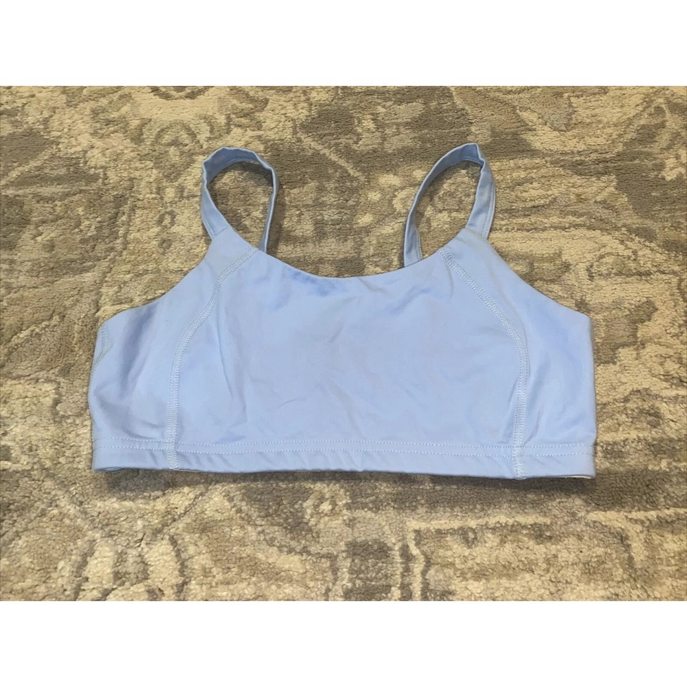 Women's Lija Activewear Running Sports Bra Size Small Light Blue
